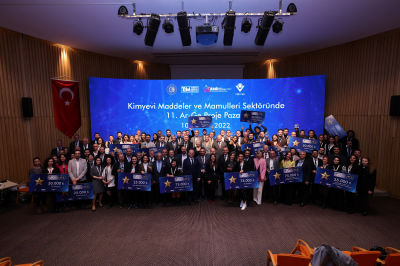 11. KİMYA AR-GE PROJE PAZARI’NDA 900 BİN LİRA ÖDÜL VERİLDİ